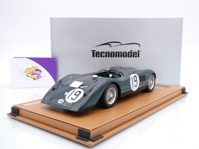 Preview: Tecnomodel TM18-303D # Jaguar C-Type Longtail #19 24h Le Mans 1952 " P. Whitehead - I. Stewart " 1:18