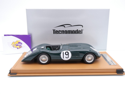 Preview: Tecnomodel TM18-303D # Jaguar C-Type Longtail #19 24h Le Mans 1952 " P. Whitehead - I. Stewart " 1:18
