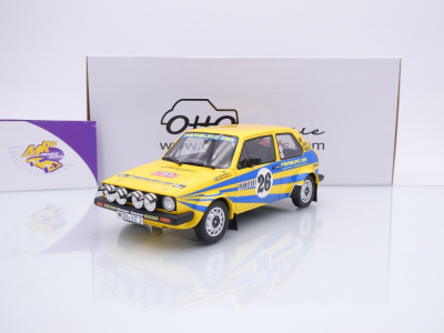 Ottomobile OT1162 # Volkswagen VW Golf I GTI MK1 Gr.2 #26 5th Rallye Monte Carlo 1980 " Per Eklund - Hans Sylvan " 1:18