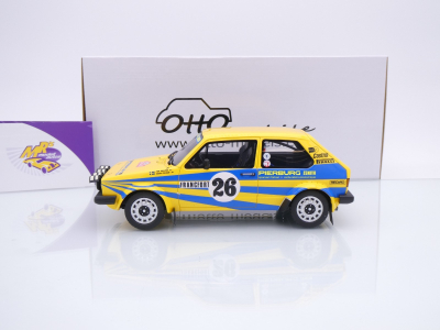 Preview: Ottomobile OT1162 # Volkswagen VW Golf I GTI MK1 Gr.2 #26 5th Rallye Monte Carlo 1980 " Per Eklund - Hans Sylvan " 1:18