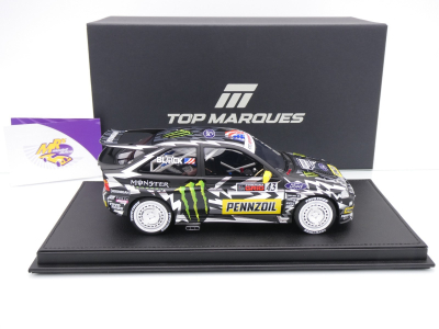 Preview: Top Marques TOP147C # Ford Escort RS Cosworth #43 Rallye 2017 " Ken Block - Hoonigan Monster Energy " 1:18