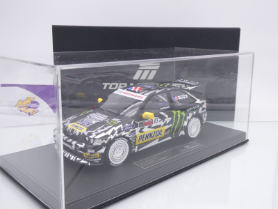 Top Marques TOP147C # Ford Escort RS Cosworth #43 Rallye 2017 " Ken Block - Hoonigan Monster Energy " 1:18