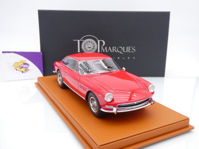 Top Marques TOP126B # Ferrari 330 GT 2+2 Baujahr 1965 " Ferrarirot " 1:18
