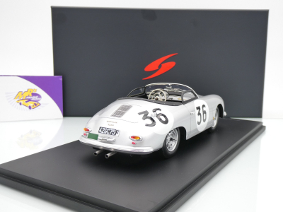 Preview: Spark 18S677 # Porsche 356 A Speedster 1500 #36 24h Le Mans 1957 " Slotine - Bourel " 1:18