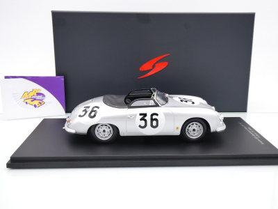 Preview: Spark 18S677 # Porsche 356 A Speedster 1500 #36 24h Le Mans 1957 " Slotine - Bourel " 1:18