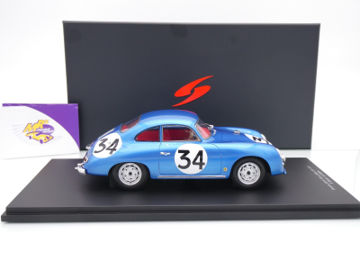 Preview: Spark 18S675 # Porsche 356 A/4 #34 13th 24h Le Mans 1956 " Slotine - Bourel " 1:18
