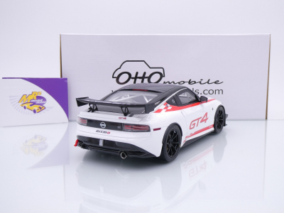 Preview: Ottomobile OT1124 # Nissan NISMO Z GT4 weiß " Präsentation Version 2022 " 1:18