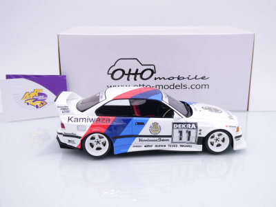 Preview: Ottomobile OT1176 # BMW E36 Coupe #11 2024 " Kamiwaza Khyzyl Saleem / Warsteiner " 1:18