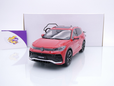 Ottomobile OT489 # Volkswagen VW Tiguan e Tsi Baujahr 2024 " rotmetallic " 1:18