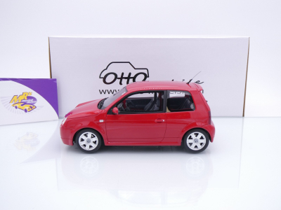 Preview: Ottomobile OT1129 # Volkswagen VW Lupo GTI Baujahr 2001 " Tornadorot " 1:18
