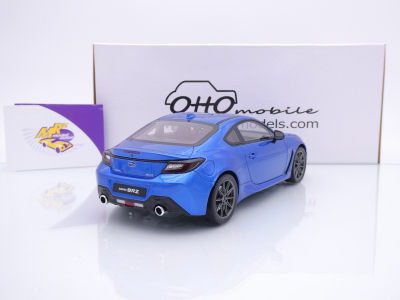 Preview: Ottomobile OT498 # Subaru BRZ Baujahr 2024 " WR Pearl Blue Metallic " 1:18