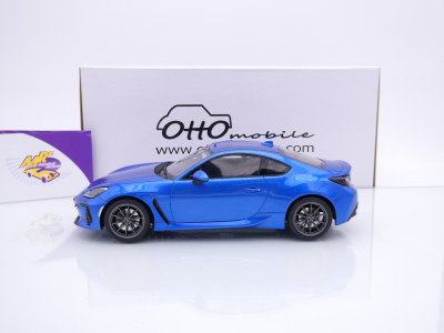Preview: Ottomobile OT498 # Subaru BRZ Baujahr 2024 " WR Pearl Blue Metallic " 1:18