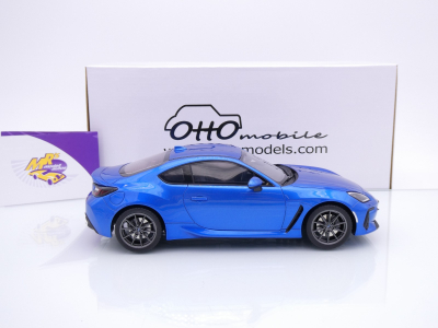 Preview: Ottomobile OT498 # Subaru BRZ Baujahr 2024 " WR Pearl Blue Metallic " 1:18