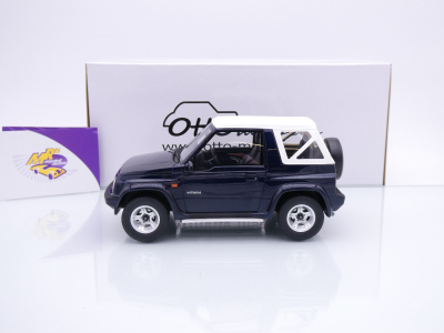 Preview: Ottomobile OT492 # Suzuki Vitara JLX Closed Top Baujahr 1994 " dunkelblaumetallic " 1:18