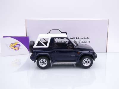 Preview: Ottomobile OT492 # Suzuki Vitara JLX Closed Top Baujahr 1994 " dunkelblaumetallic " 1:18