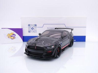 Solido S1805909 # Ford Mustang Shelby GT500 Code Red Baujahr 2022 " schwarz " 1:18
