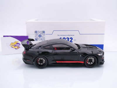Preview: Solido S1805909 # Ford Mustang Shelby GT500 Code Red Baujahr 2022 " schwarz " 1:18