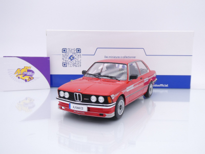 Solido S1812803 # BMW Alpina C1 323i (E21) 2,3 L Baujahr 1980 " rot + Dekor " 1:18
