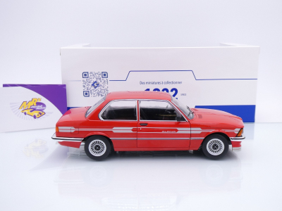 Preview: Solido S1812803 # BMW Alpina C1 323i (E21) 2,3 L Baujahr 1980 " rot + Dekor " 1:18