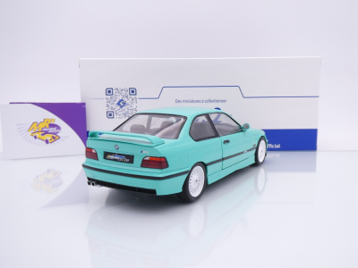 Preview: Solido S1803916 # BMW M3 (E30) Coupe Baujahr 1991 " Mintgrün / Solido Works " 1:18