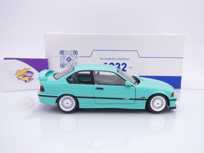 Preview: Solido S1803916 # BMW M3 (E30) Coupe Baujahr 1991 " Mintgrün / Solido Works " 1:18