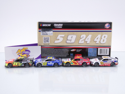 Preview: Lionel Racing FXX2465DAR4PK # Chevrolet Camaro ZL1 NASCAR 2024 " Hendrick - Darlington Throwback 4 Car Set " 1:64