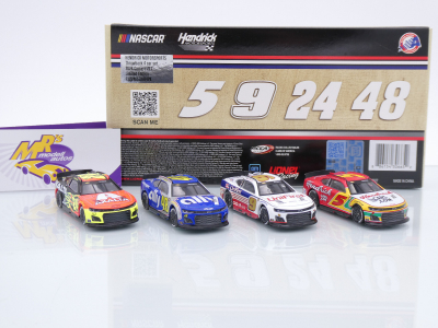 Preview: Lionel Racing FXX2465DAR4PK # Chevrolet Camaro ZL1 NASCAR 2024 " Hendrick - Darlington Throwback 4 Car Set " 1:64