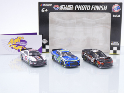 Preview: Lionel Racing FXX2465ATLSET # Chevrolet Camaro / Ford Mustang NASCAR 2024 " Atlanta Photo Finish 3 Car Set " 1:64