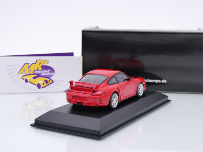 Preview: Minichamps 400065404 # Porsche 911 (997) GT3 Baujahr 2006 " indischrot " 1:43