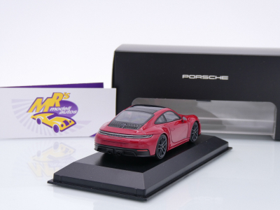 Preview: Minichamps WAP0200300SCPE # Porsche 911 992 Carrera 4 GTS Baujahr 2024 " rubinrot " 1:43