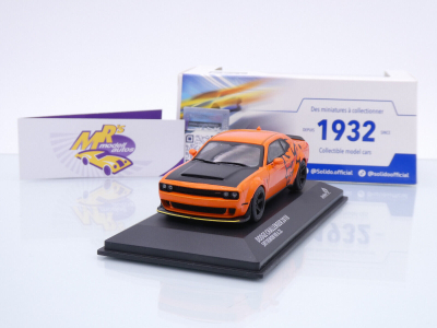 Solido S4310306 # Dodge Challenger SRT Demon V8 Baujahr 2018 " GO orange " 1:43