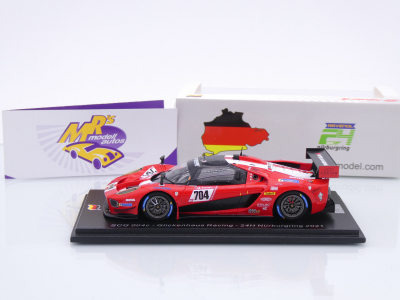 Preview: Spark SG763 # Glickenhaus SCG 004c #704 24h Nürburgring 2021 " Westbrook " 1:43