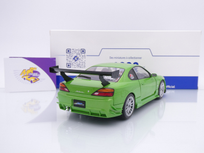 Preview: Solido S1812203 # Nissan Silvia S15 Solido Works Baujahr 1999 " grünmetallic " 1:18