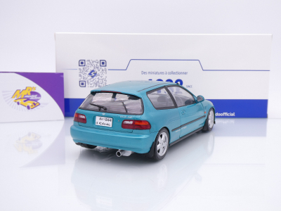 Preview: Solido S1810405 # Honda Civic EG6 Kombi Baujahr 1991 " türkismetallic " 1:18