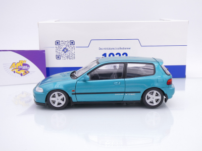 Preview: Solido S1810405 # Honda Civic EG6 Kombi Baujahr 1991 " türkismetallic " 1:18