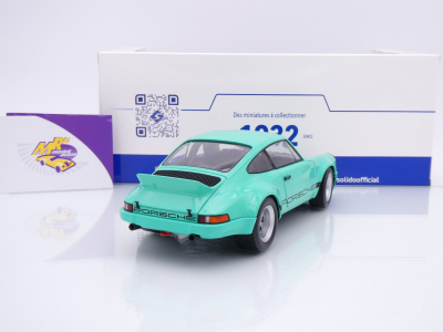 Preview: Solido S1810705 # Porsche 911 RSR IROC Version Baujahr 1974 " mintgrün " 1:18