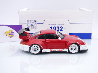 Preview: Solido S1808505 # Porsche 911 (993) RWB Rauh-Welt Baujahr 2020 " Porco Rosso " 1:18