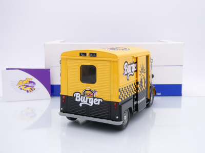 Preview: Solido S1804822 # Citroen HY Foodtruck Baujahr 1969 " New York City Burgers " 1:18