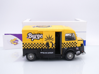 Preview: Solido S1804822 # Citroen HY Foodtruck Baujahr 1969 " New York City Burgers " 1:18