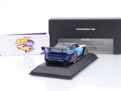 Preview: Spark WAP0205030SGTR # Porsche 911 GT3 R Rennsport #911 2024 " blau-weiß " 1:43