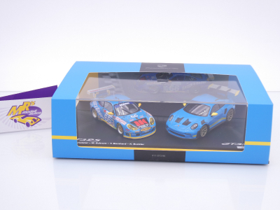 Preview: Minichamps WAP0205120SGT3 # 2er Set Porsche 911 GT3 RS " Daytona Tribute " 1:43