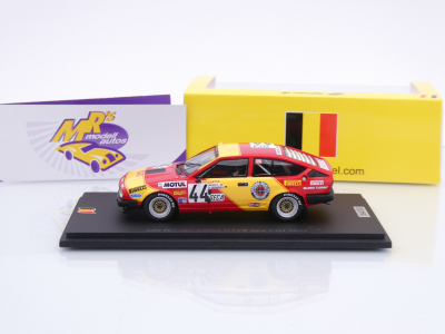 Preview: Spark SB427 # Alfa Romeo GTV 6 #44 24h Spa 1984 " Jolly Club / T. Palma " 1:43