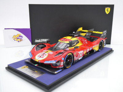Look Smart LS18LM048 # Ferrari 499P Hypercar #50 Winner 24h Le Mans 2024 " AF Corse " 1:18
