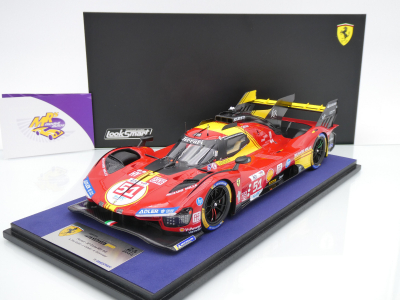 Look Smart LS18LM049 # Ferrari 499P Hypercar #51 3rd 24h Le Mans 2024 " AF Corse " 1:18