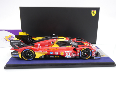 Preview: Look Smart LS18LM049 # Ferrari 499P Hypercar #51 3rd 24h Le Mans 2024 " AF Corse " 1:18