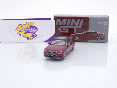 TSM MINI GT MGT00952-L # BMW i7 xDrive60 LHD " Aventurin " 1:64