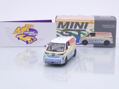TSM MINI GT MGT00899-L # Volkswagen VW ID. Buzz Prototype LHD " Rainbow " 1:64