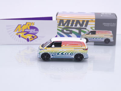 Preview: TSM MINI GT MGT00899-L # Volkswagen VW ID. Buzz Prototype LHD " Rainbow " 1:64