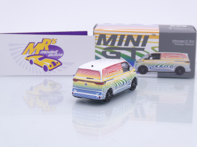 Preview: TSM MINI GT MGT00899-L # Volkswagen VW ID. Buzz Prototype LHD " Rainbow " 1:64