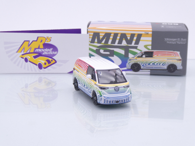 Preview: TSM MINI GT MGT00899-L # Volkswagen VW ID. Buzz Prototype LHD " Rainbow " 1:64
